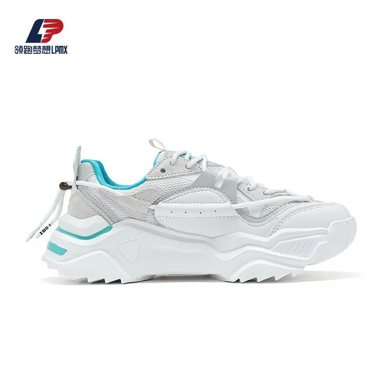 ODM LPMX Synthetic Leather Stitching Mesh Non-Slip Sneakers Breathable and Comfortable Manufacturers, Supplier