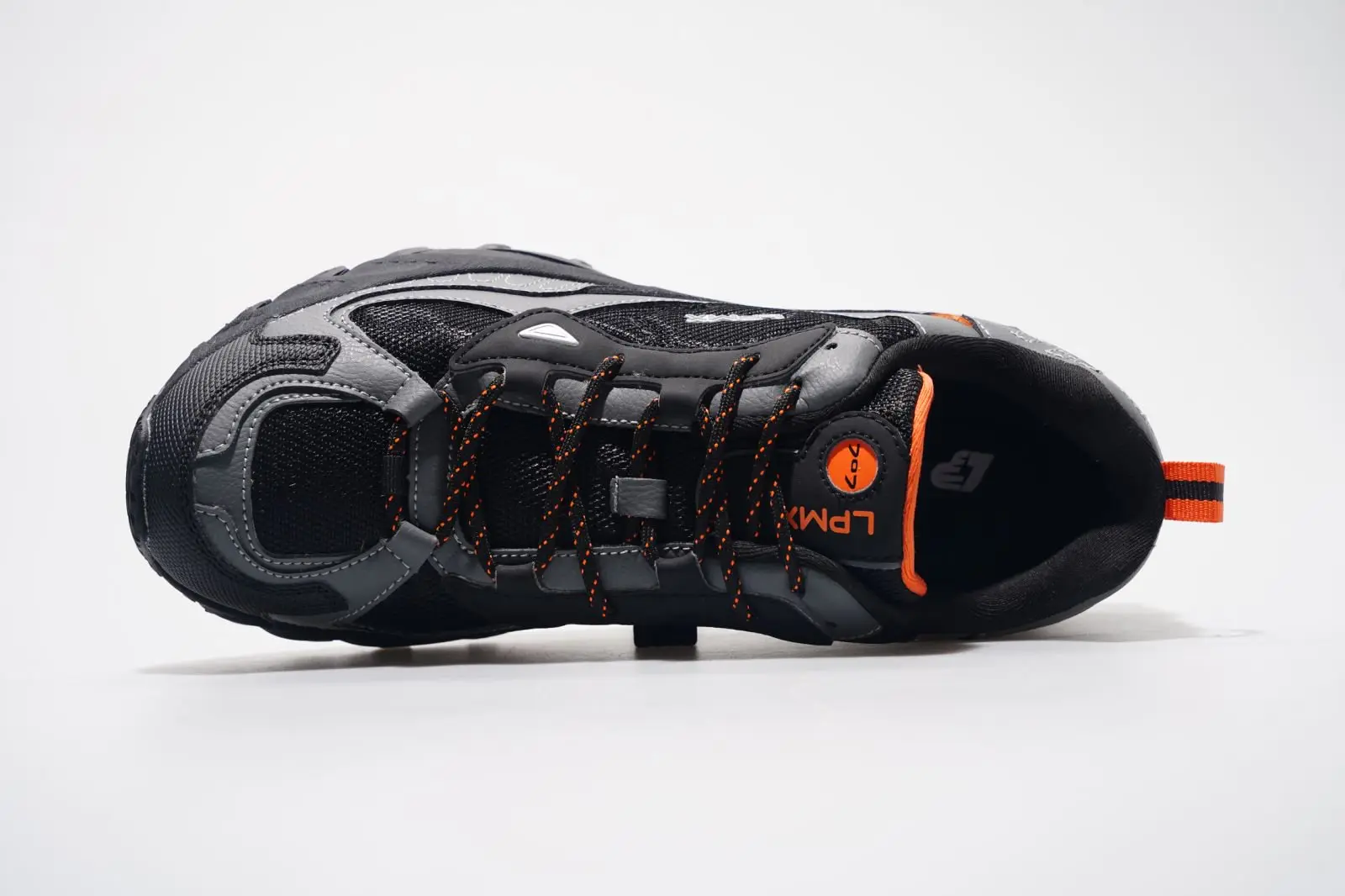 ODM LPMX Men's Black Non-Slip Running Shoes - Lightweight Cushioned Sneakers for Walking/Gym Factories, Suppliers