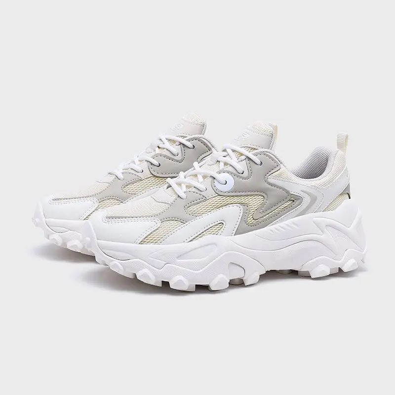 China LPMX Breathable Mesh Stitching Leather Rubber Wear-Resistant Non-Slip Sneakers Manufacturers, Factory