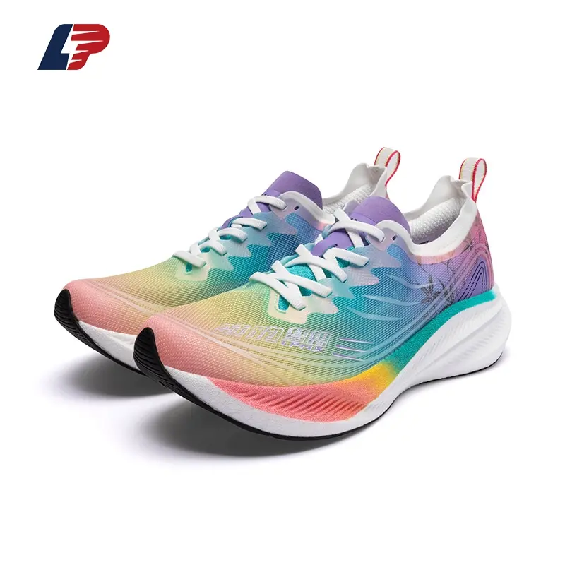OEM Men's Carbon Running Shoes Lightweight TPE Mesh Trainers with Carbon Plate Manufacturers, Factories