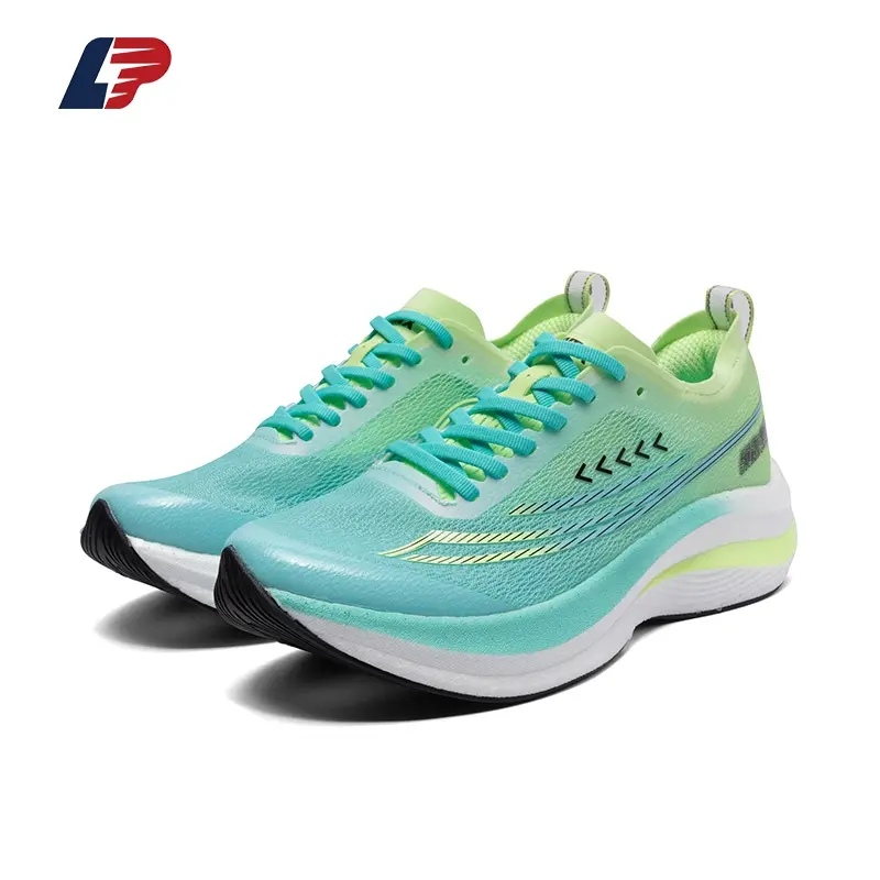 ODM Carbon Plate Running Shoes for Men-Supercritical Foam Lightweight Trainers with TPEE Mesh and RB Rubber Outsole Factory, Suppliers