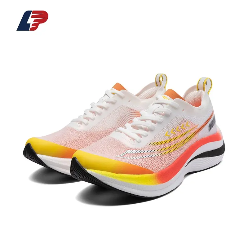 ODM Carbon Plate Running Shoes for Men-Supercritical Foam Lightweight Trainers with TPEE Mesh and RB Rubber Outsole Factory, Suppliers