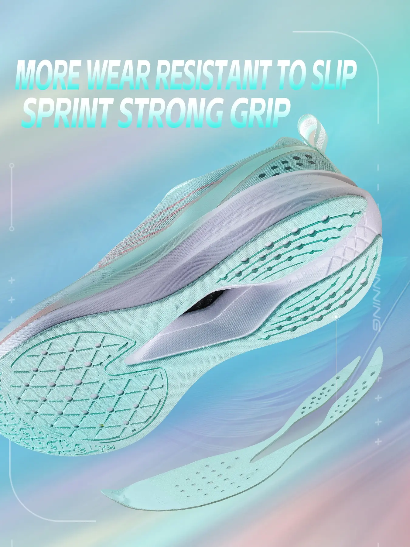 Running Shoe Material View