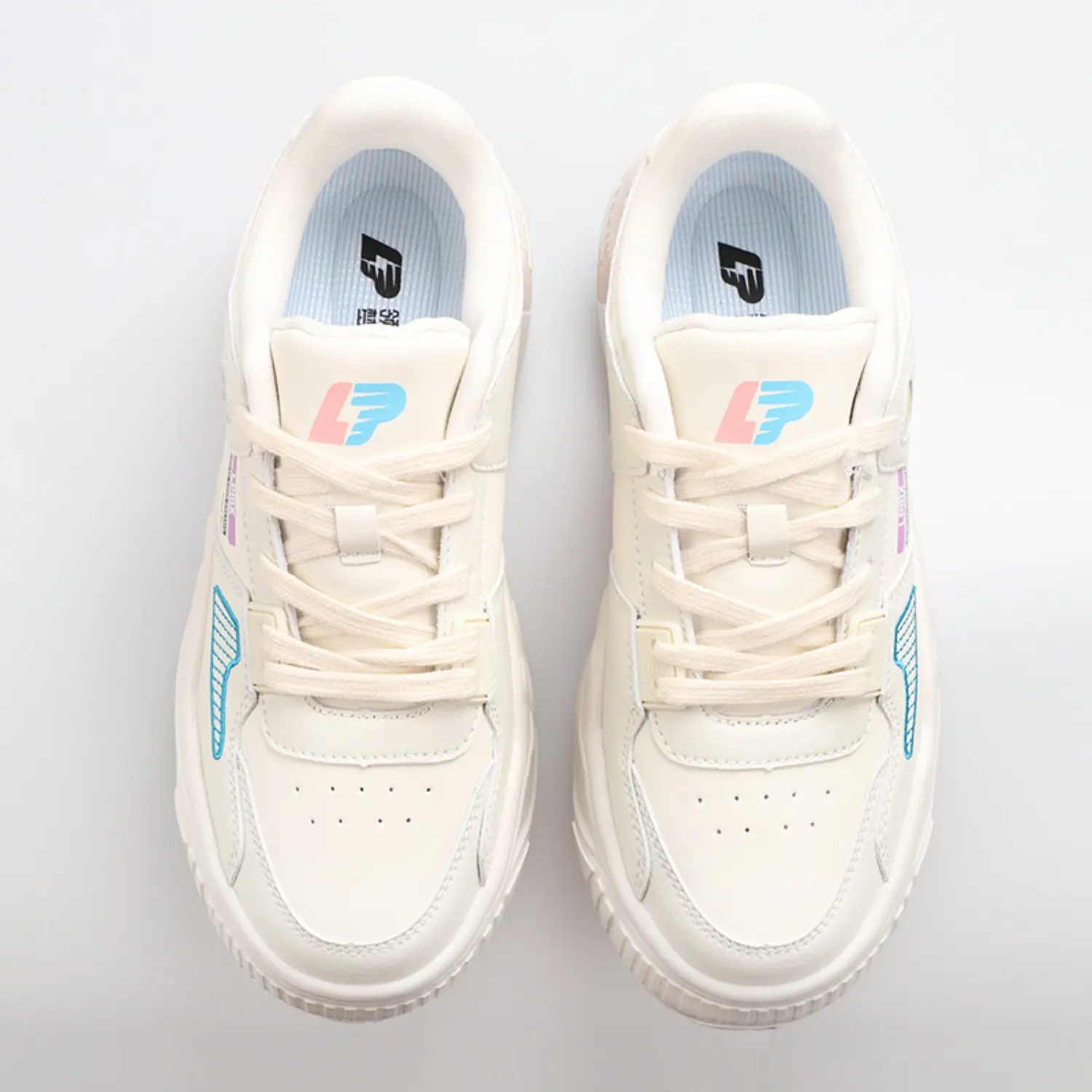 OEM Chunky Fashion Sneakers for Women and Men Colorblock Urban Street Shoes with Anti-Slip Rubber Sole Manufacturer, Supplier