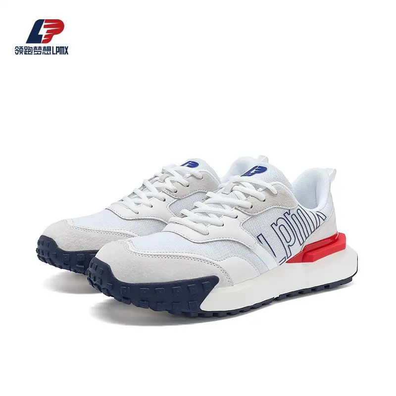 OEM Gender-Free Breathable Synthetic Leather Stitching Mesh Rubber Non-Slip Sole Causal Shoes Factory, Factories