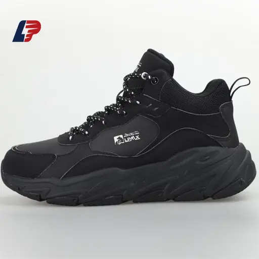 ODM Mid-top Synthetic Leather Wear-Resistant Sports Running shoes .Hardcore Wear-Resistant  All-Weather Adaptation Manufacturer, Suppliers