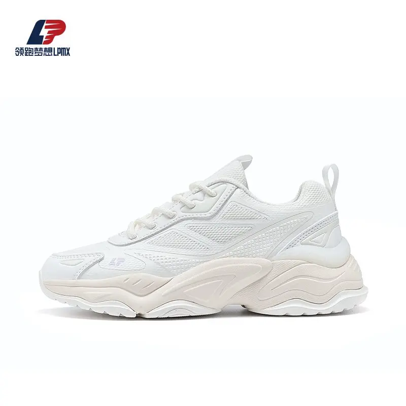 ODM Women's Synthetic Leather Stitching Mesh Rubber Wear-Resistant Sole Sport Shoes Manufacturer, Supplier