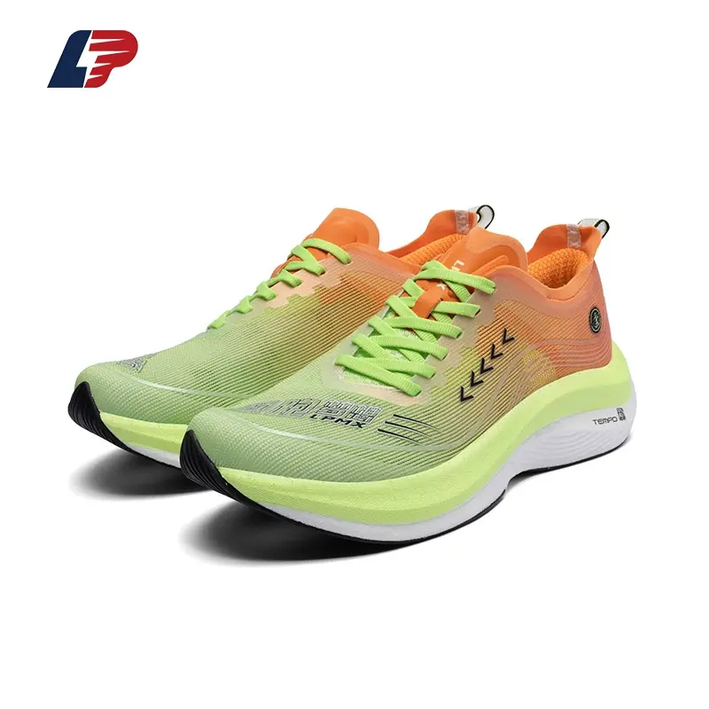 China Arrow Velocity 1.0 Men's Professional Training Running Shoes with Popcorn Cushioning, Shovel Carbon Plate and Anti-Slip Rubber Outsole for Speed, Stability and Daily Road Runs Manufacturers, Supplier