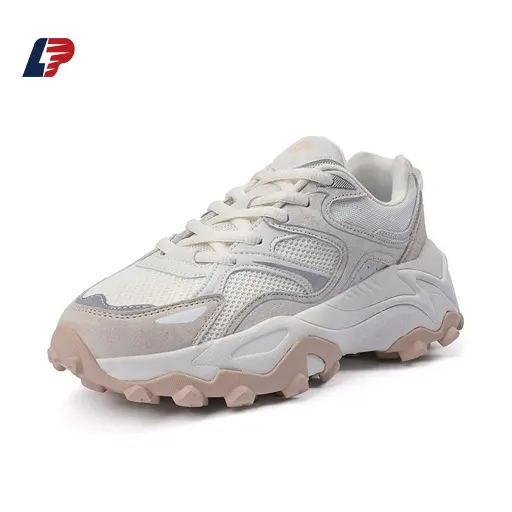 OEM LPMX  Breathable Mesh Stitching Synthetic Leather Sport Shoes ,Non-Slip and Durable Rubber Sole Manufacturers, Factory