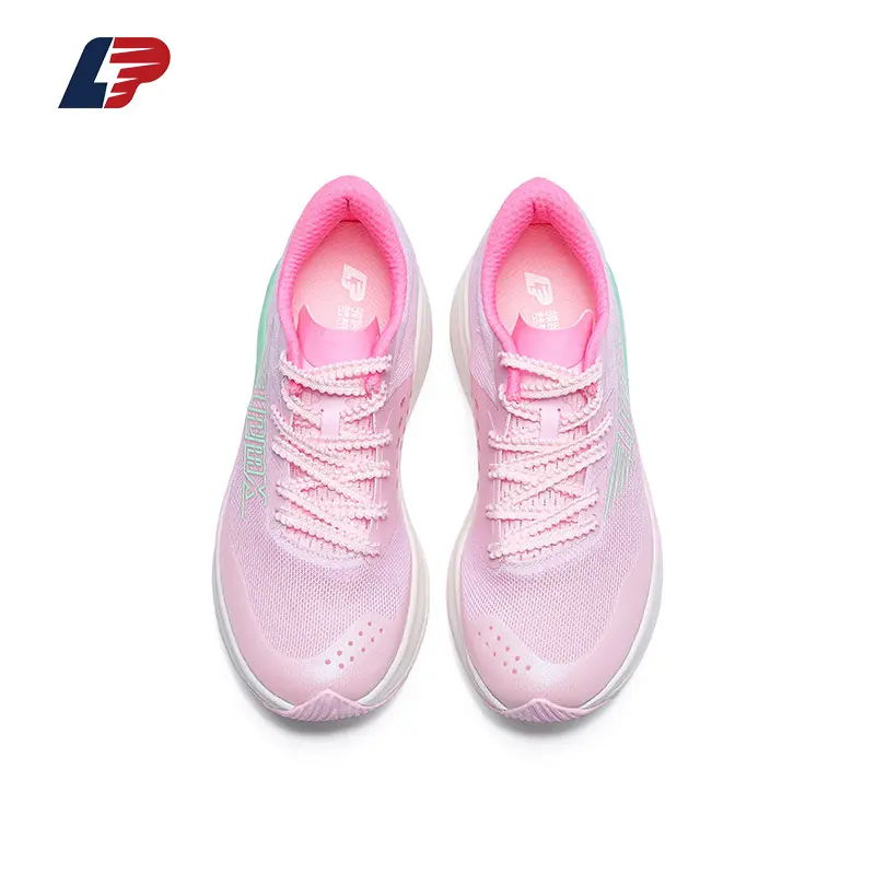 China Women's Carbon Plate Running Shoes Lightweight Cushioned Sneakers with Breathable Upper and Non-Slip Sole Factory, Suppliers