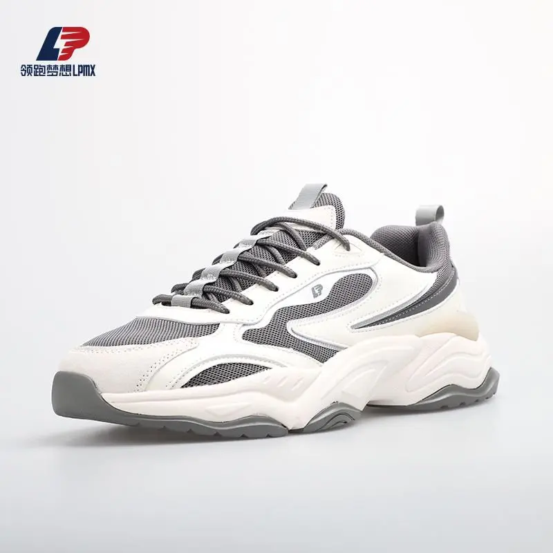 ODM LPMX Breathable Mesh and Leather Stitched Running Shoes, Fashionable Sneakers Manufacturers, Suppliers