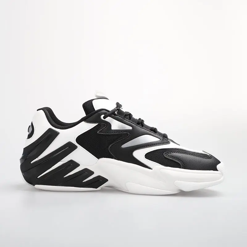 ODM Men's Trendy Sneakers - Synthetic Leather Stitching Mesh Design, Rubber Outsole Super Wear-Resistant Sport Shoes Factory, Supplier