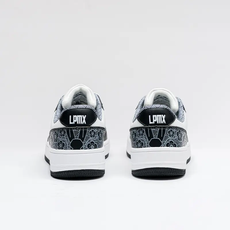 China Unisex Low-Top Sneakers, Lightweight Casual Shoes Black and Blue Manufacturers, Supplier