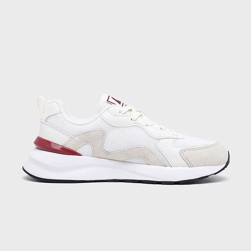 China Women's Mesh Stitching Synthetic Leather Non-Slip Wear-Resistant Rubber-Soled Sport Shoes Manufacturers, Factories