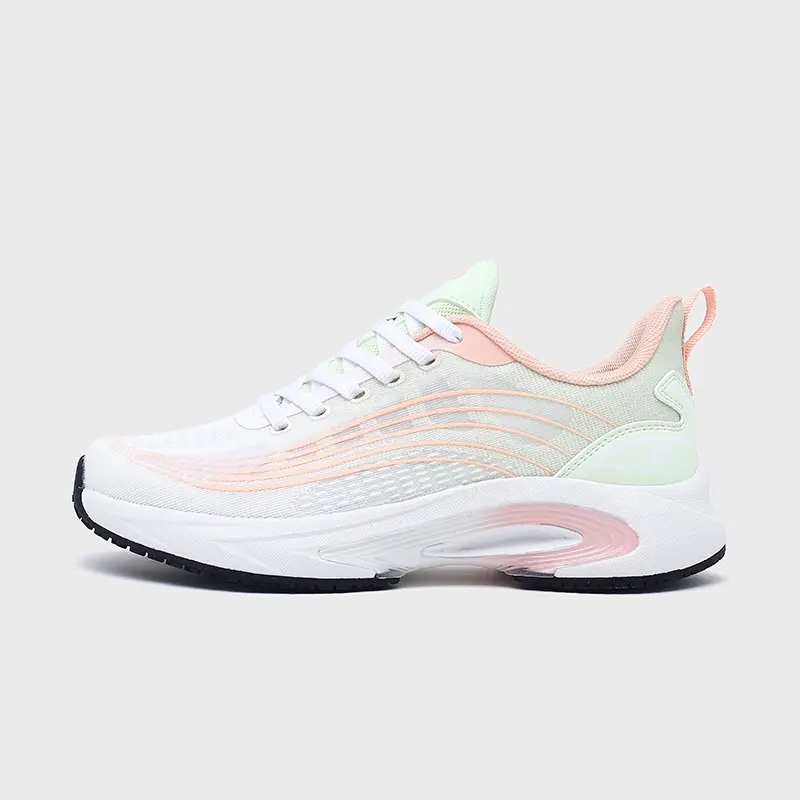 China Urban Style Lightweight Breathable Running Shoes for Women's Fashion Sneakers with TPU Outsole and Cushioned Support Factories, Supplier