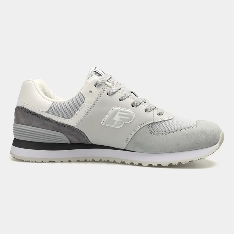 OEM Men's Retro Running Sneakers Breathable Mesh and Leather Upper, Anti-Slip Urban Walking Shoes Factory, Suppliers
