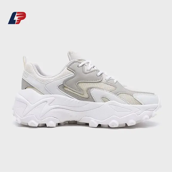 China LPMX Breathable Mesh Stitching Leather Rubber Wear-Resistant Non-Slip Sneakers Manufacturers, Factory