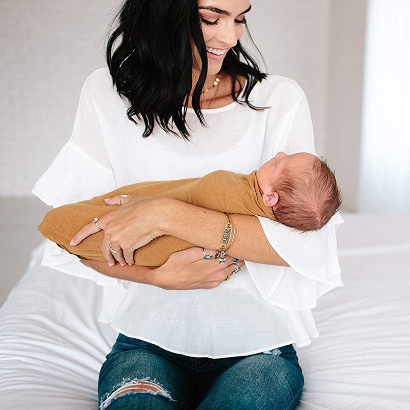 High-Quality Unisex Neutral Bamboo Muslin Baby Swaddle Blanket Companies, Service