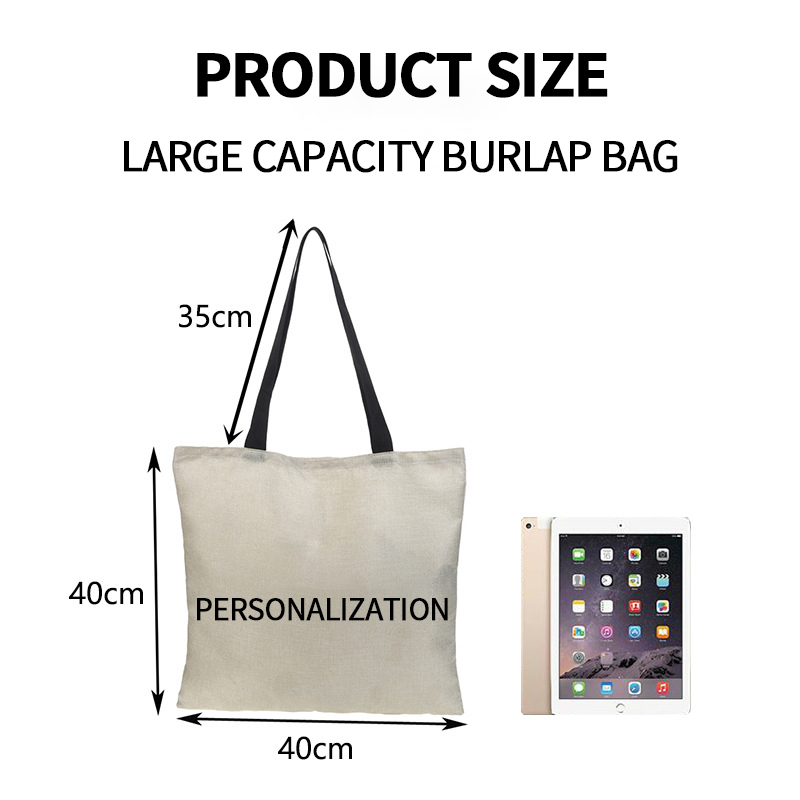 Custom Oil painting cat print cotton and linen ladies handbag Factories, Exporters