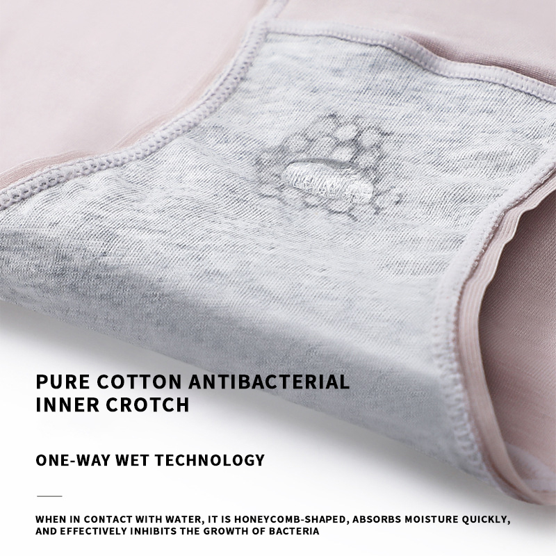 Best ECOGARMENTS Women's  antibacterial cotton crotch  modal seamless mid-waist triangle shorts Manufacturer, Factories