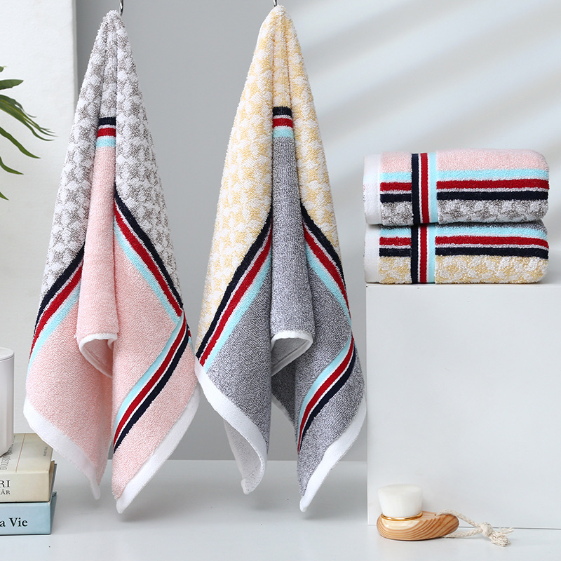 Custom New Yarn Jacquard Home Beauty Bamboo Cotton Blended Facial Towel Factory, Service
