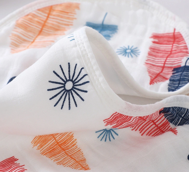 Soft and absorbent baby cloth close-up