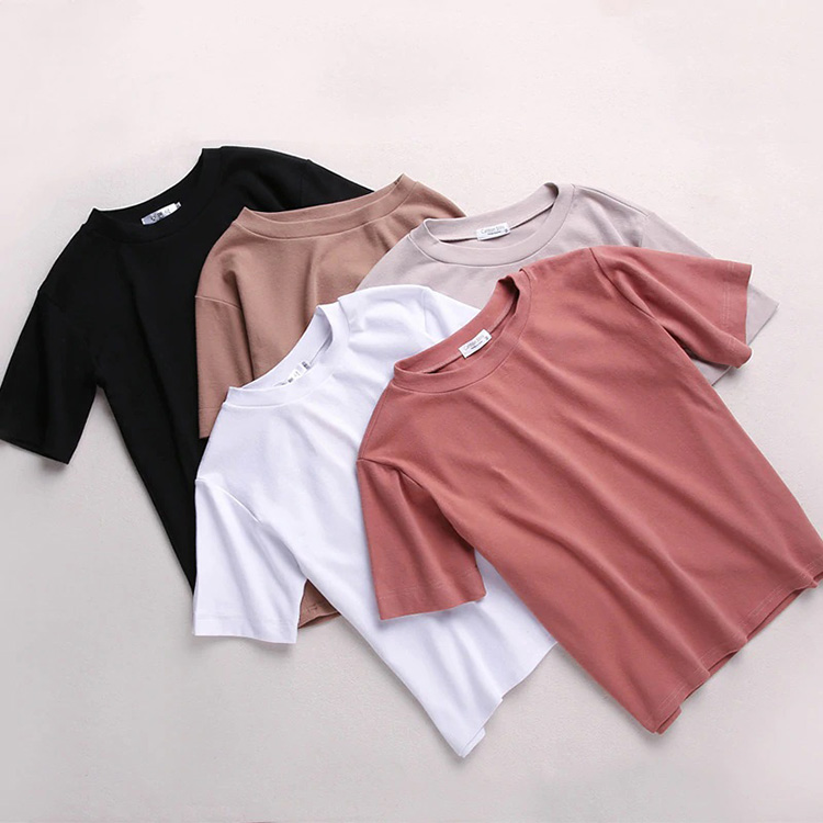 Custom Summer Blank Oversized Jersey Hemp organic Cotton  Short Sleeves  T shirts for Women Pricelist, Product