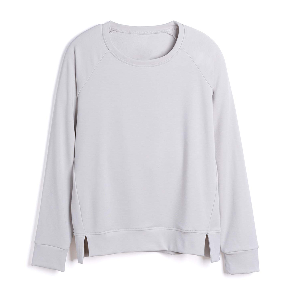 OEM Women's Bamboo Crewneck Pullover Sweatshirt Manufacturers, Suppliers
