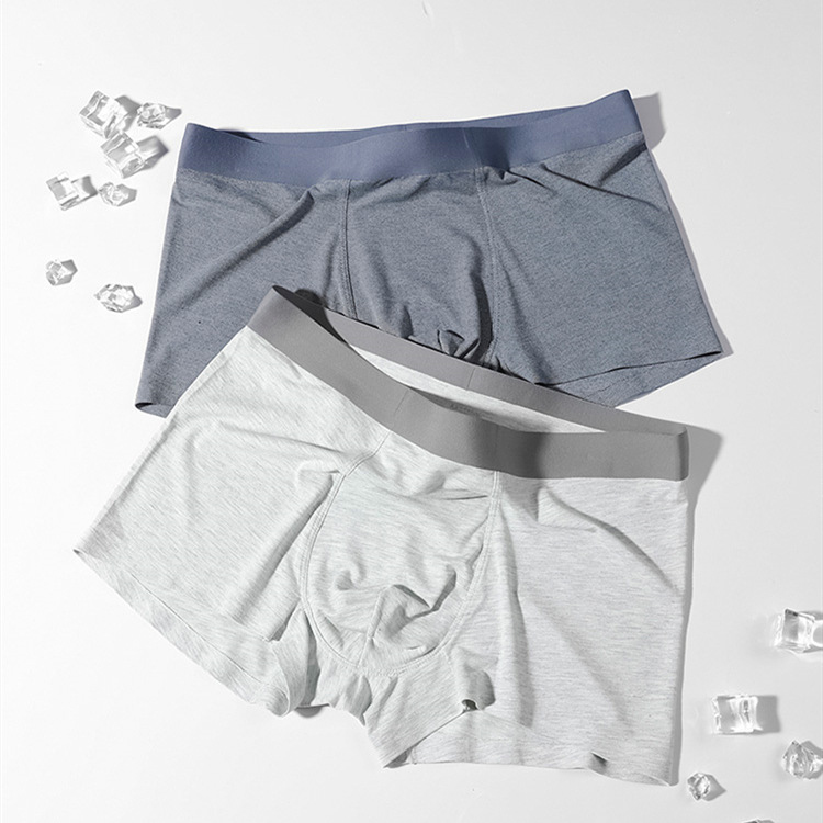 ODM ECOGARMENTS Men's Summer Ice Silk Bamboo Fiber  Seamless Mid-waist Boxer Companies, Service