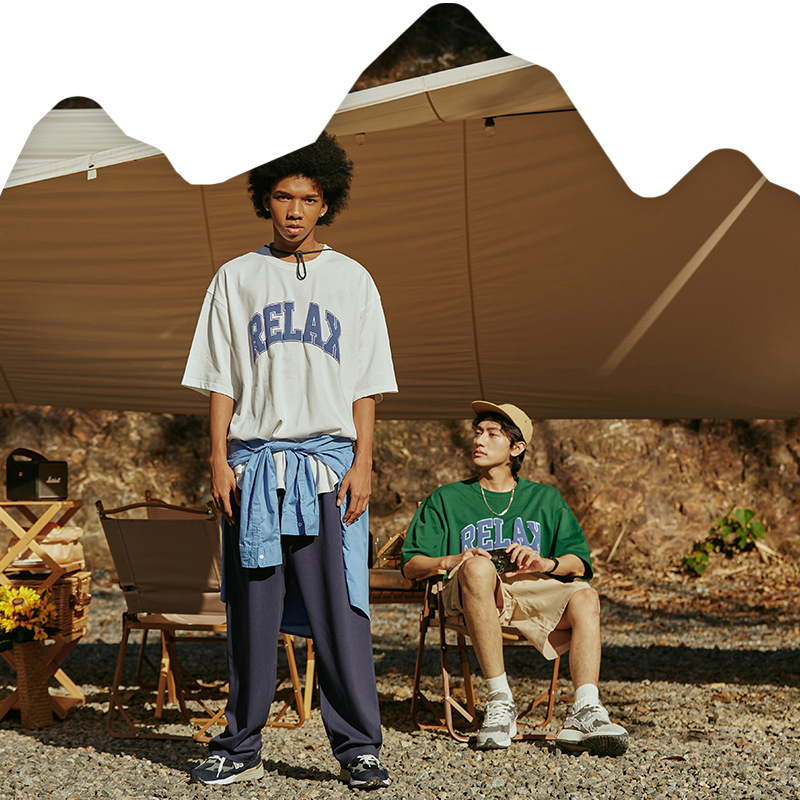 OEM ECOGARMENTS 265g suede foam letters cityboy tide short-sleeved T-shirt men Suppliers, Factory