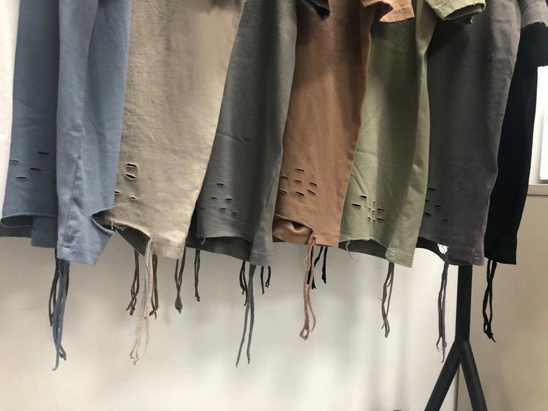 Custom Vintage Acid Washed Oversized Drop Shoulder Cut Hemp Cotton Fabric Man T shirt Companies, Product