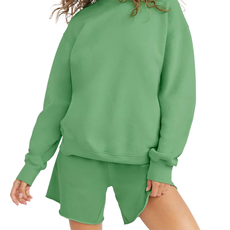 China ECOGARMENTS Cozy Fleece French Terry Sweatshirt & Sweatpant Sets Quotes, Products