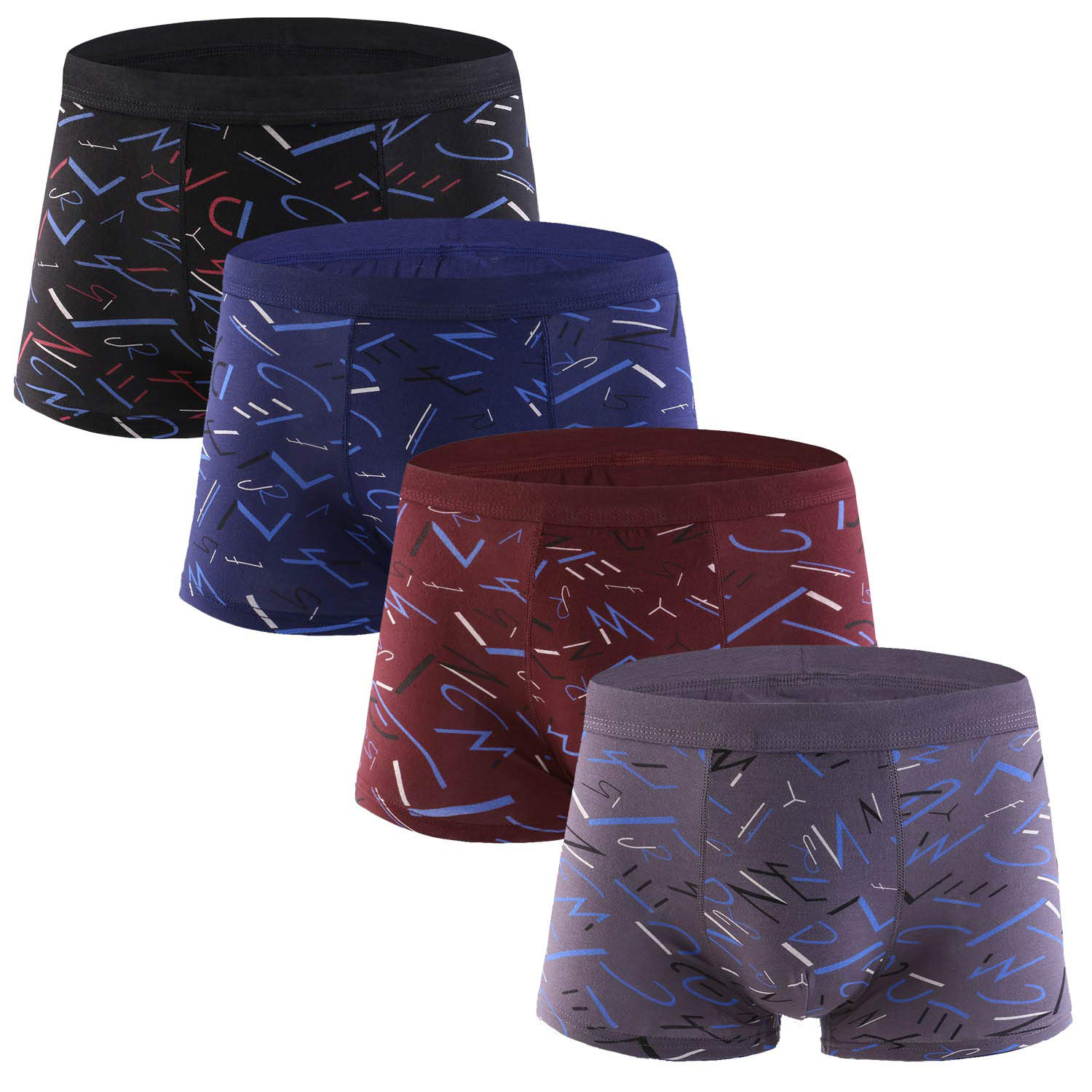 Men's Underwear Soft Bamboo Boxer Briefs (3)