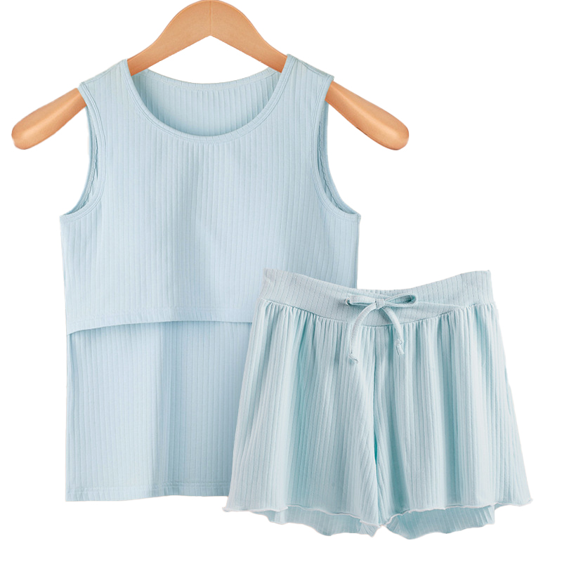 Famous Summer Thin Cotton Confinement Clothing Nursing Short-sleeved Maternity Pajamas Set Factories, Service