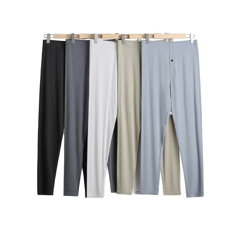 CE Certification Thin 60S Lenzing Modal Spring Autumn Winter Men's Leggings Manufacturers, Service