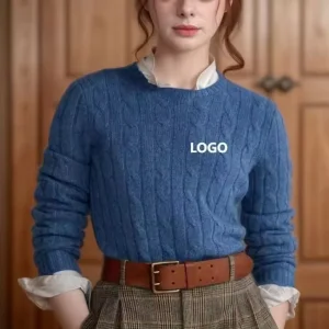 Women's Cotton Crewneck Sweater