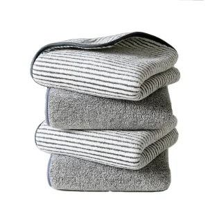 Antibacterial Bamboo Charcoal Fiber Wipe Head Beauty Dry Hair Towel