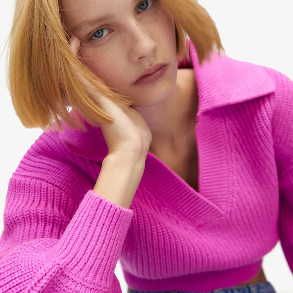 Wholesale ECOGARMENTS Women Fashion Cashmere Sweater Suppliers, Exporter