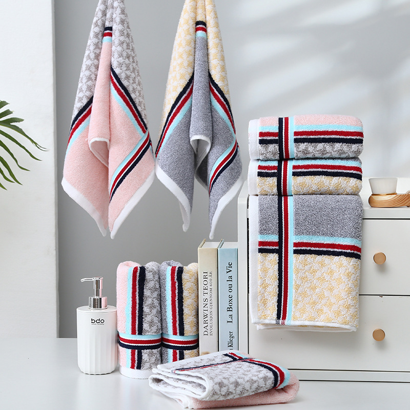 Custom New Yarn Jacquard Home Beauty Bamboo Cotton Blended Facial Towel Factory, Service