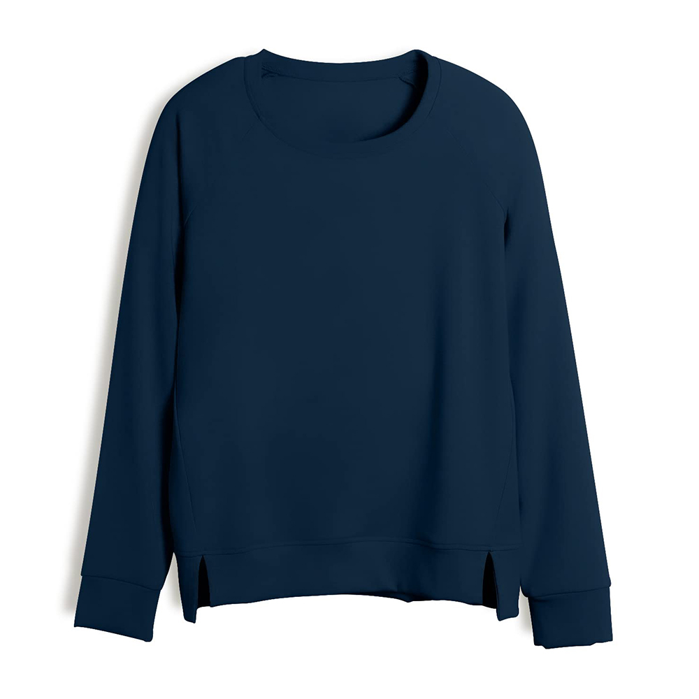 OEM Women's Bamboo Crewneck Pullover Sweatshirt Manufacturers, Suppliers