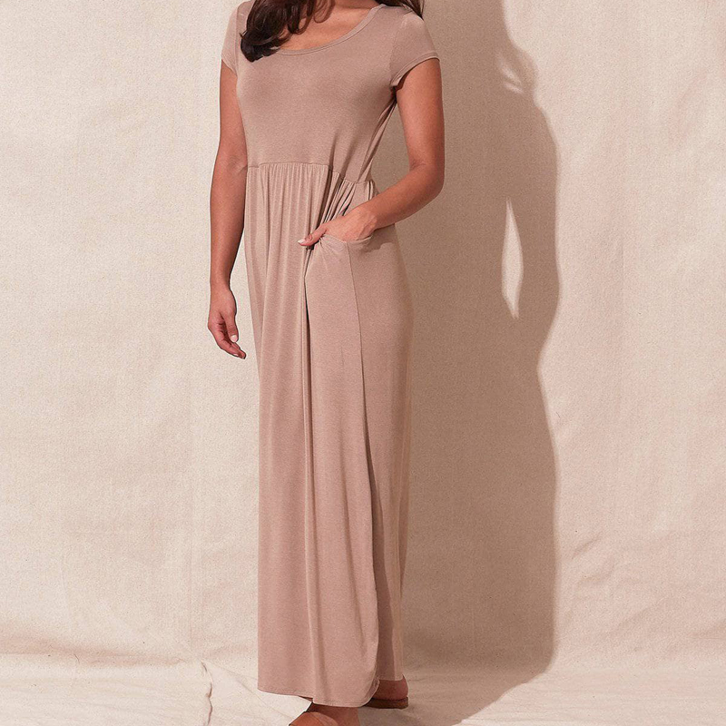 CE Certification ECOGARMENTS Bamboo Maxi Dress Supplier, Factories