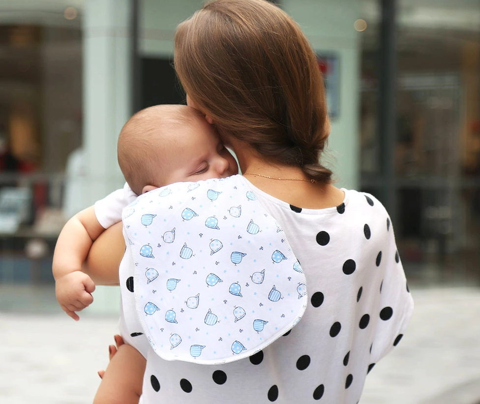 Baby safe bamboo cotton burp cloth