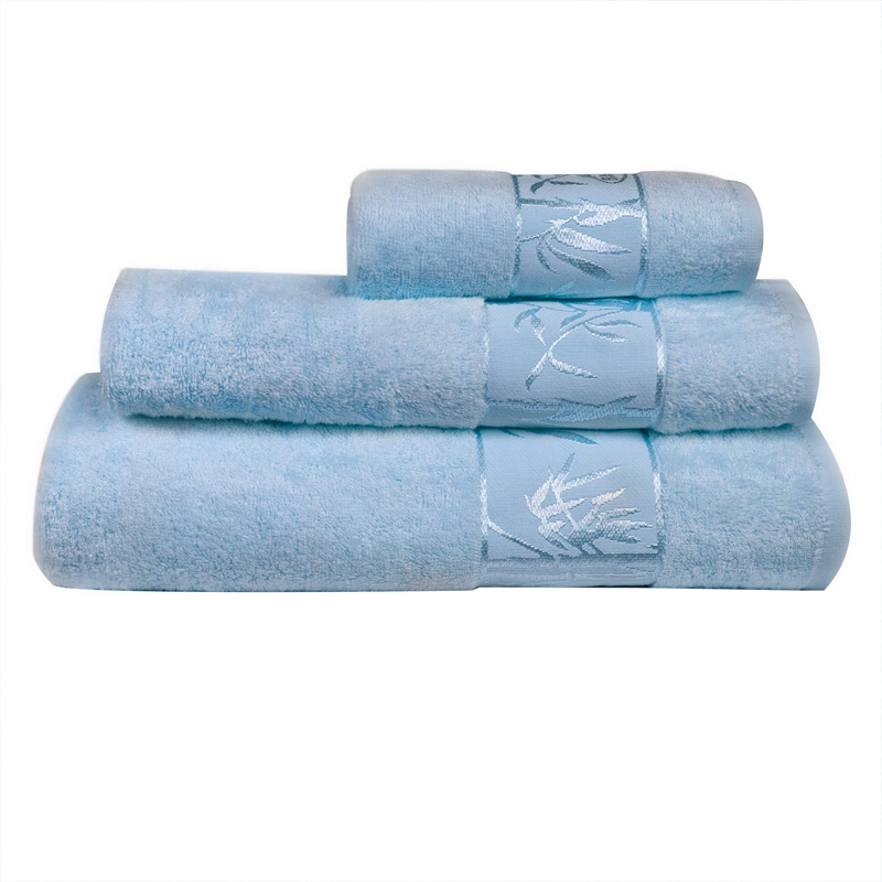 Wholesale Bamboo Towels Set of 3 Extra Large Sustainable Bath Face and Hand Towel for Bathroom Factory, Exporter