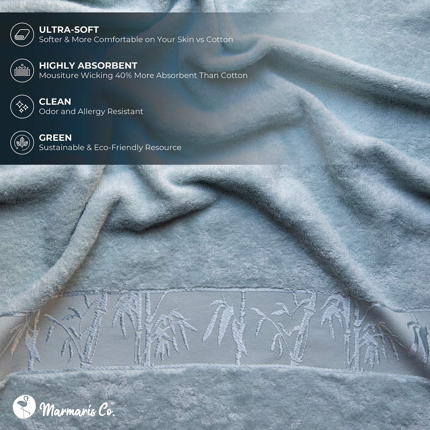 Bamboo Fiber Towel Detail 3