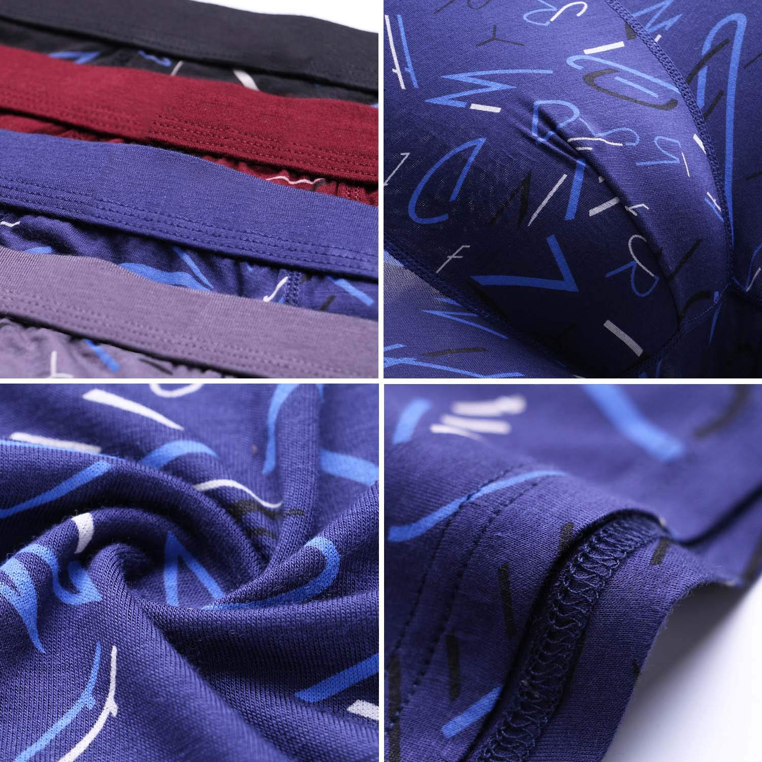 Men's Underwear Soft Bamboo Boxer Briefs (20)