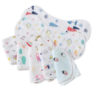 ODM Bamboo Cotton Burping Towel