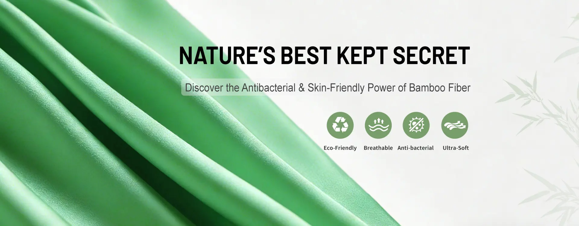 Natural bamboo fiber fabric sustainable fashion brand showcase