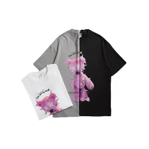 Summer reflective bear t shirt