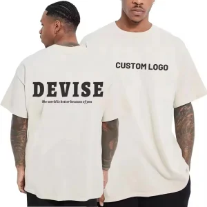 High-Quality Custom Design 100% Cotton T-shirt 230g Heavyweight Distressed Batik Washed Dropped Shoulder Cotton Vintage T Shirt for Men Factories, Companies