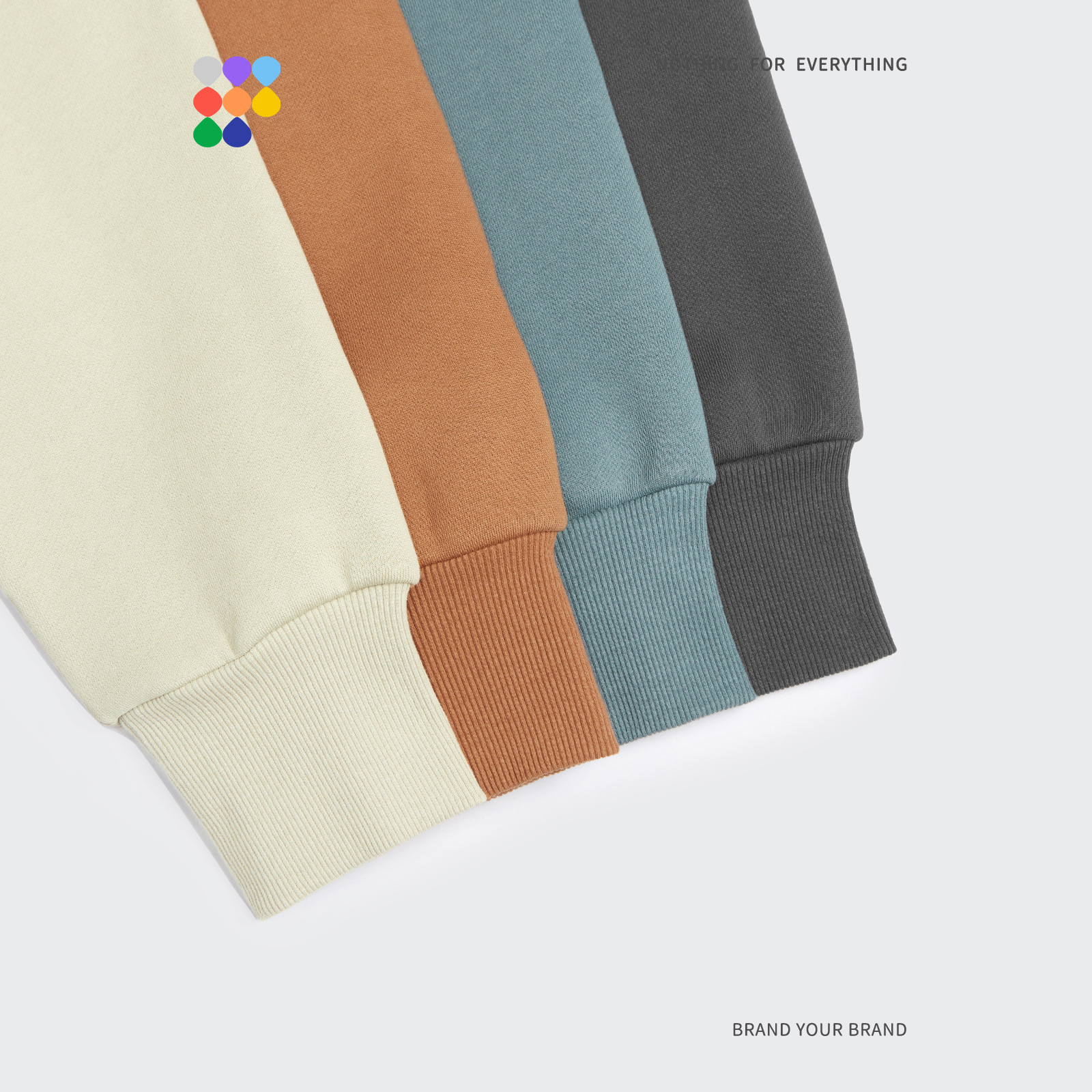 Famous 350g fleece loose solid color round neck sweater men Quotes, Company